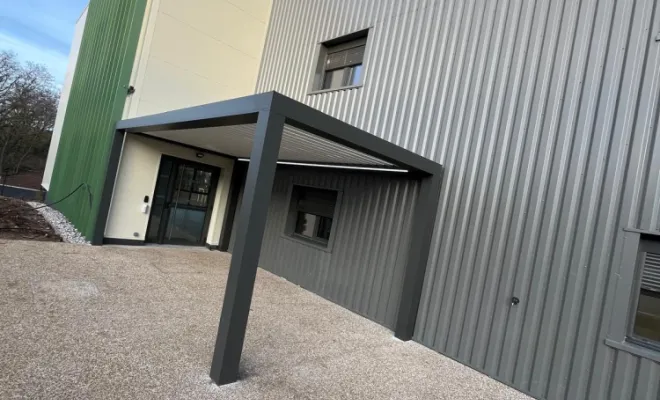 Réalisation de pergolas bioclimatique aluminium et sur-mesure, Lancié, Desigaud